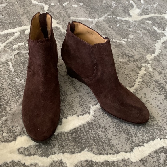 Jack Rogers NWOT Brown Suede Booties size 10 - Picture 4 of 16